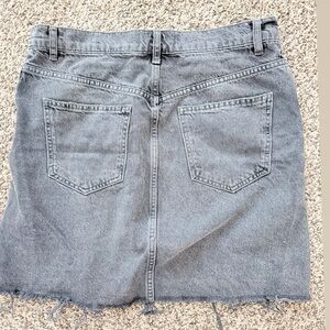 Free People Gray Mini Skirt